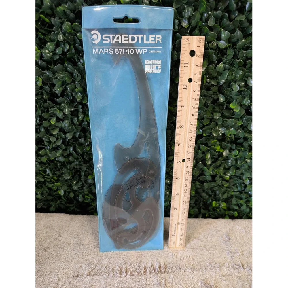 Staedtler Mars 571 40 WP Vintage French Curve Set German Drafting Templates‎ 3pc